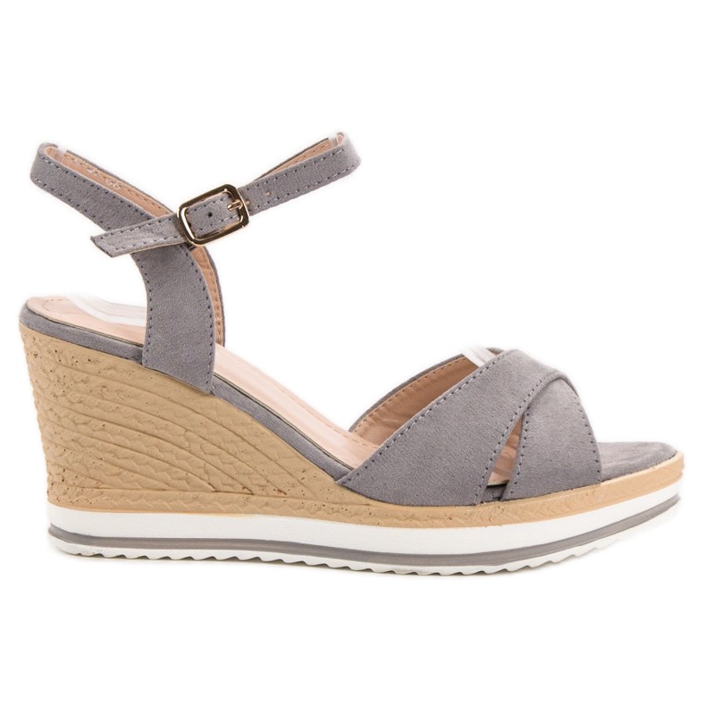 Anesia Paris Trendiga grå sandaler