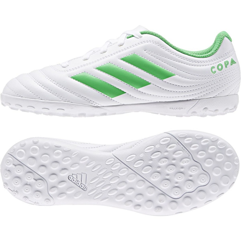 Adidas Copa 19.4 Tf Jr D98101 fotbollsskor mångfärgad vit