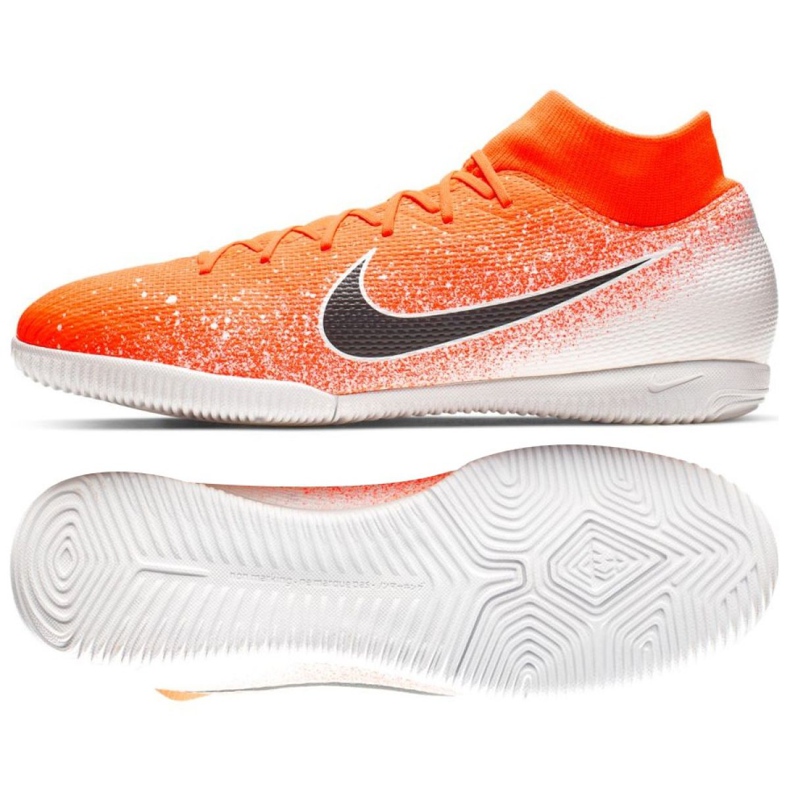 Inomhusskor Nike Merurial Superflyx 6 Academy Ic M AH7369-801 mångfärgad orange