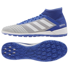 Adidas Predator 19.3 Tf M BC0555 fotbollsskor mångfärgad blå