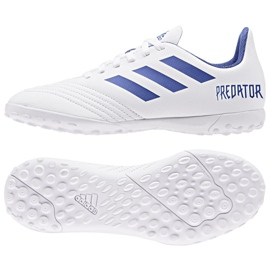 Adidas Predator 19.4 Tf Jr CM8558 fotbollsskor mångfärgad vit