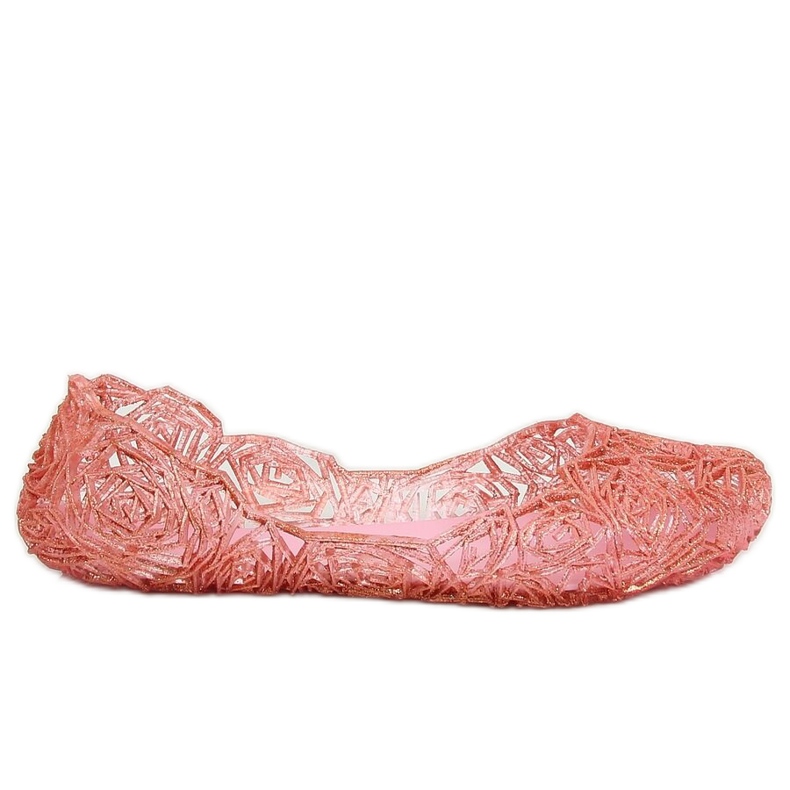 Rosa ballerinor i gummi QX-02 Rose