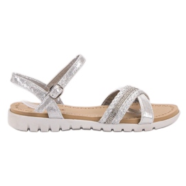 Groto Gogo Sandaler Med Kristaller grå