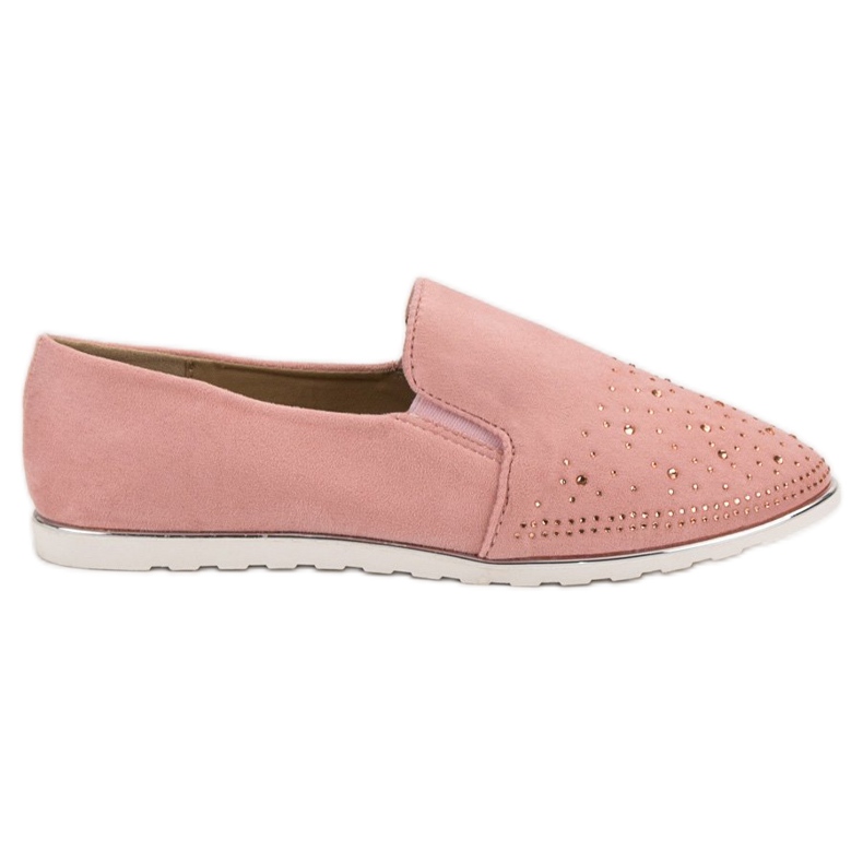 SHELOVET Mocka Slipons rosa