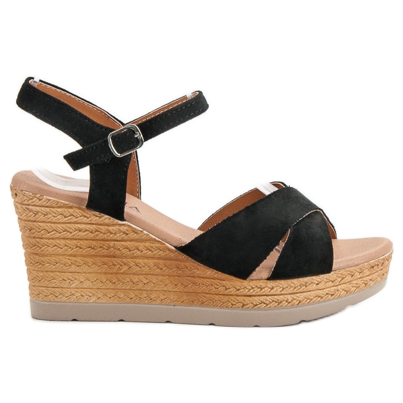 SHELOVET Svarta sandaler