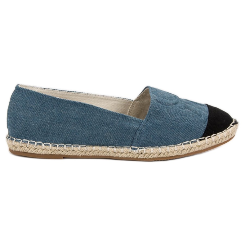 VICES denim espadrilles blå