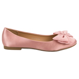 BELLAMILA Satin ballerinor rosa