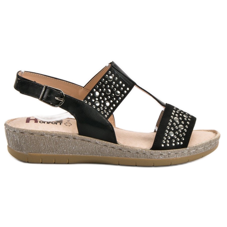 Kylie Sandaler på plattformen svart