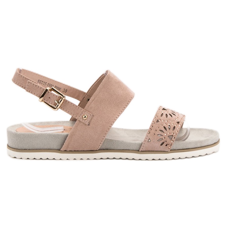 Evento Sandaler med pulverlackering rosa