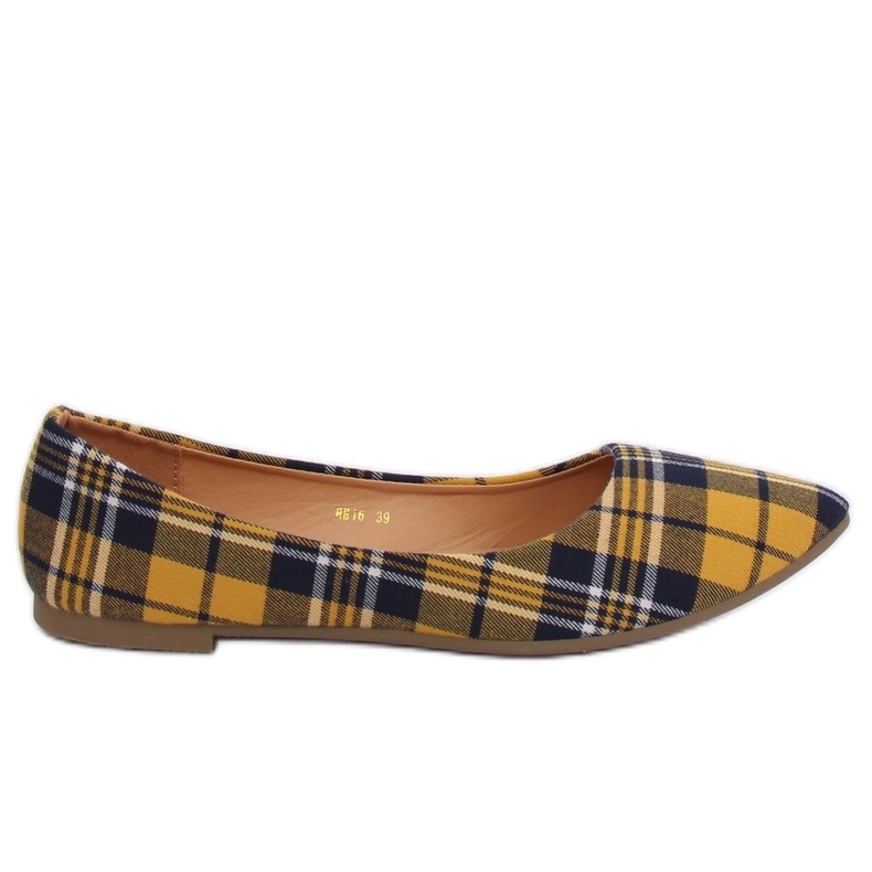 Flerfärgade ballerinor HH16 Vellow mångfärgad