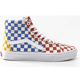 Vans Sk8 Hej Vlv Checkerboard Multi True White vit blå mångfärgad