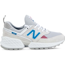 New Balance Ws574pra Sport Arctic Fox With Deep Ozone Blue grå