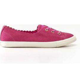 Converse Chuck Taylor All Star Ballet Scallop 484 Aktiv Fuschia Gold Egret mångfärgad rosa
