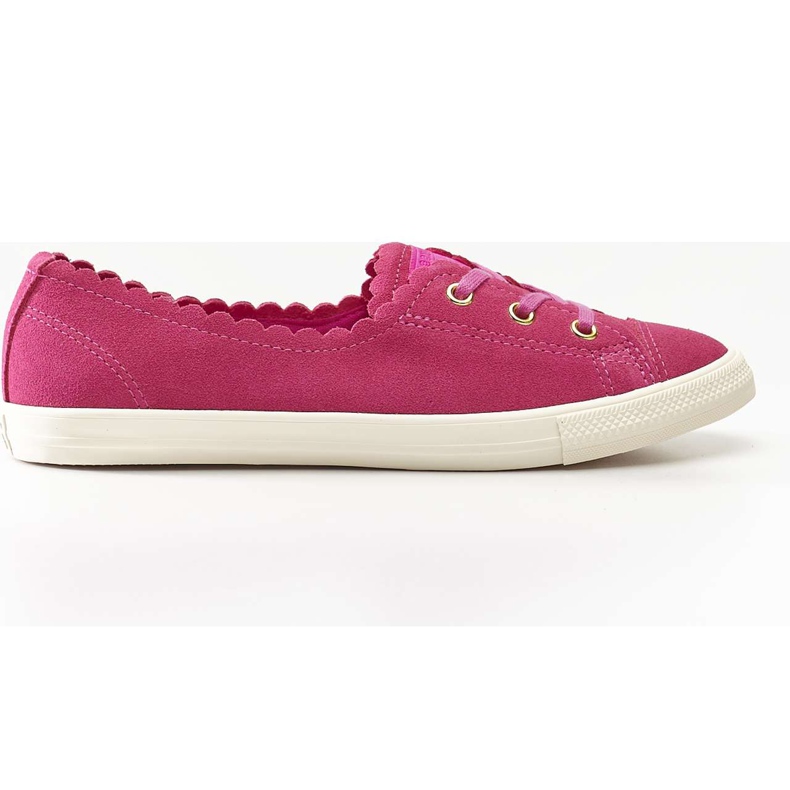 Converse Chuck Taylor All Star Ballet Scallop 484 Aktiv Fuschia Gold Egret mångfärgad rosa