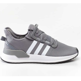 Adidas U_path Run J 111 Grey Footwear White Core Black grå