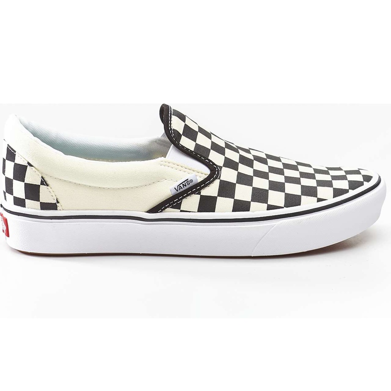 Vans Comfycush Slip On VO4 Checkerboard True White vit grå