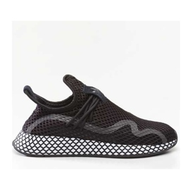 Adidas Deerupt S Core Black Core Svart Fodral Vit