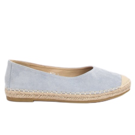 Blå ballerina espadrilles N-2980 L.BLUE