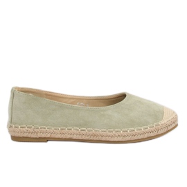 Grön ballerina espadrilles N-2980 L.GREEN