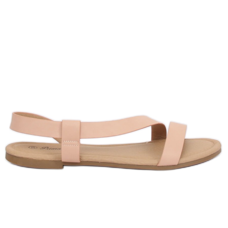 Sandaler för kvinnor beige och rosa 938 Beige