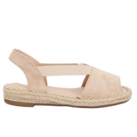 Beige espadriller för kvinnor SA-2893 Beige