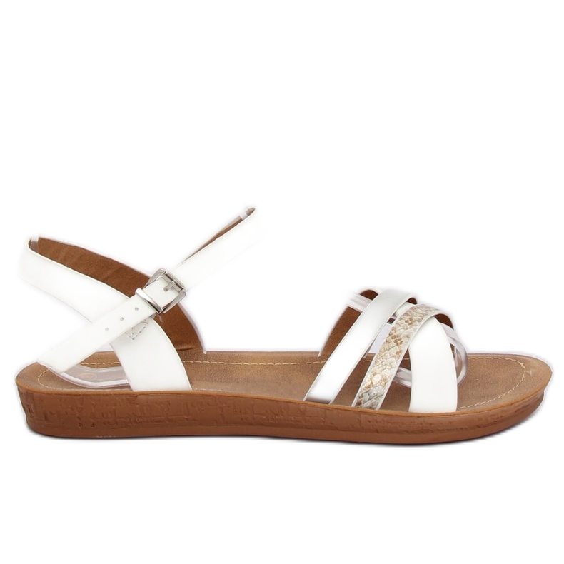 Vita sandaler för kvinnor TS-9 Vit