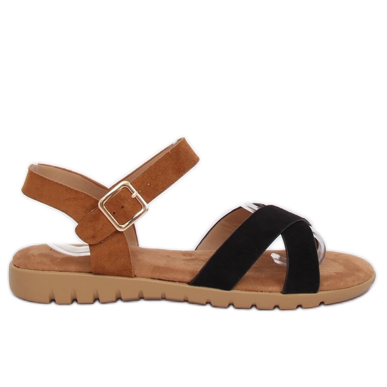 Svarta damsandaler 999 Svart