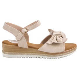 Bello Star Sandaler Med En Rosett brun