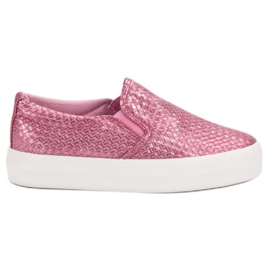 SHELOVET Rosa Slip On Sneakers