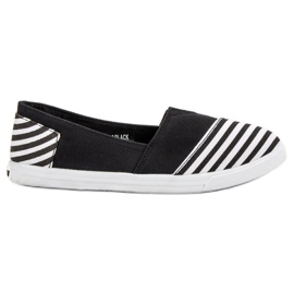 SHELOVET Slip On Light Sneakers vit svart