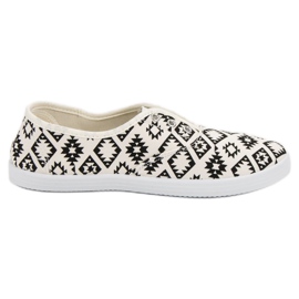 SHELOVET Slip-on sneakers vit svart