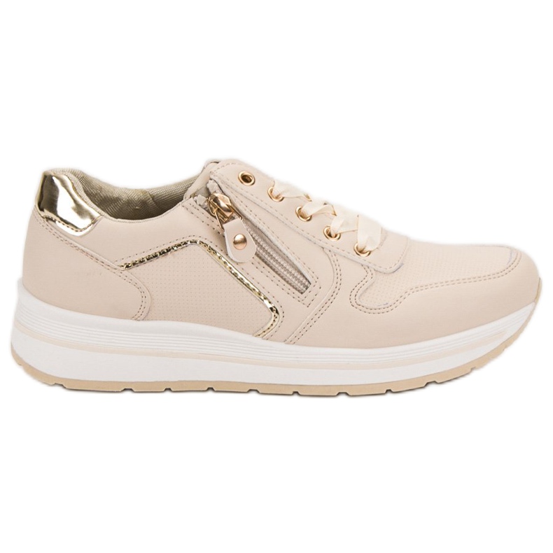 SHELOVET Beige sportskor