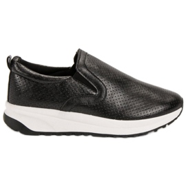 SHELOVET Svarta slip-on skor
