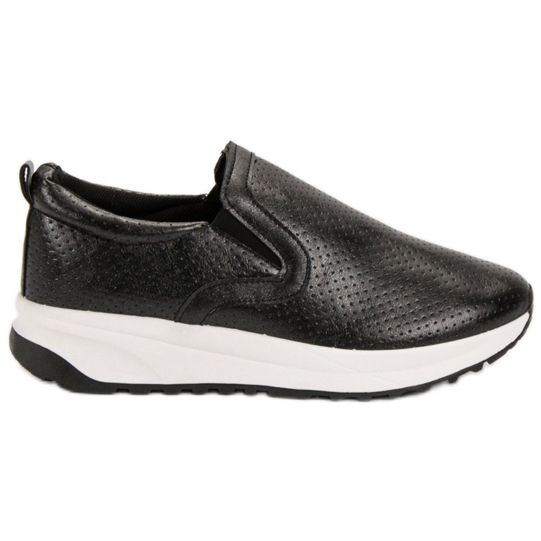 SHELOVET Svarta slip-on skor