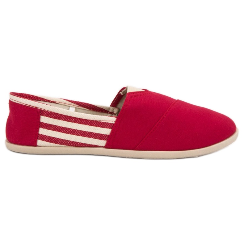 SHELOVET Bekväma slip -on sneakers röd