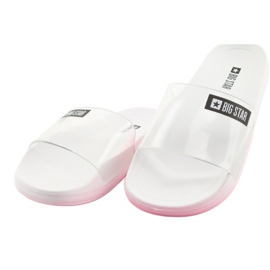 Big Star 274A258 damsandaler vit svart