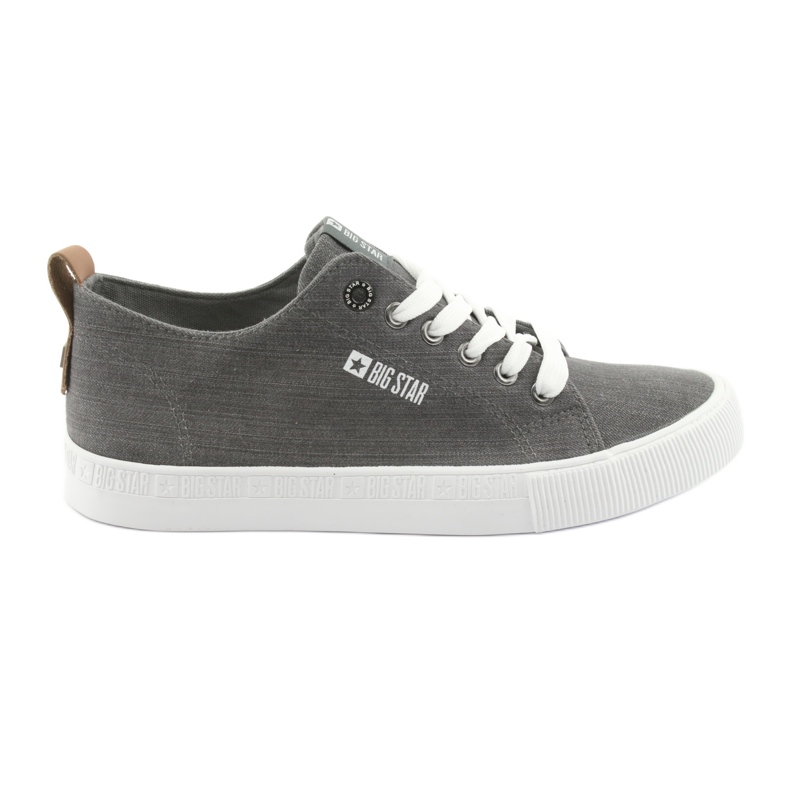 Grey Big Star 174165 grå sneakers för män