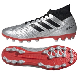 Adidas Predator 19.3 Ag M F99989 fotbollsskor mångfärgad silver-