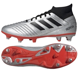 Adidas Predator 19.3 Sg M F99992 fotbollsskor mångfärgad silver-