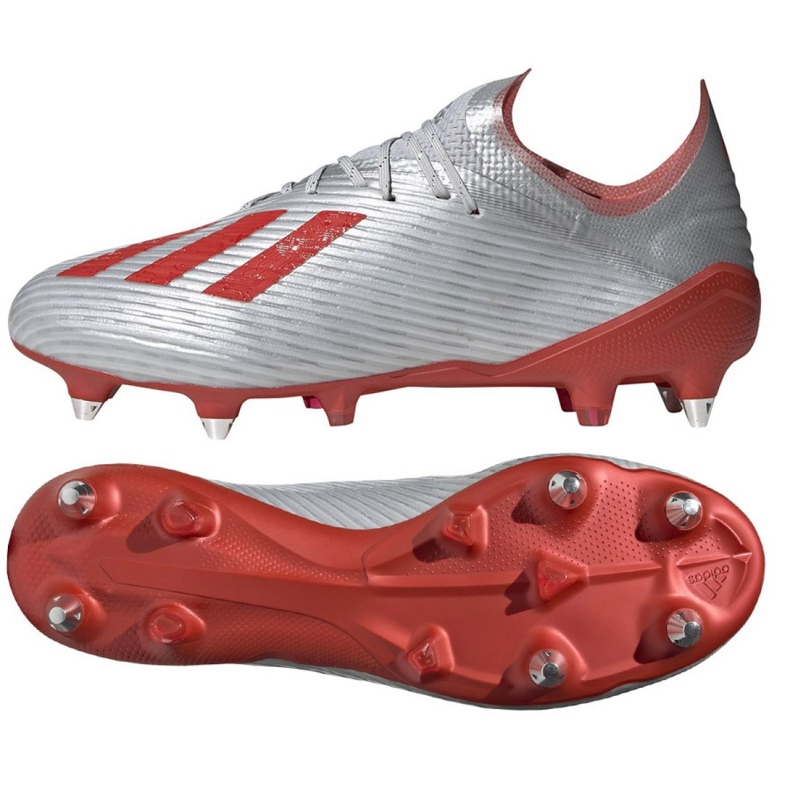 Adidas X 19.1 Sg M F35311 fotbollsskor mångfärgad silver-