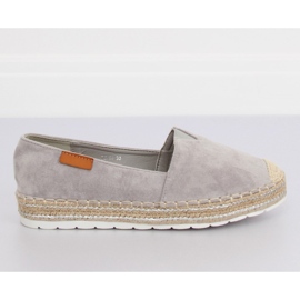 Grå mocka espadriller RC-61 Gray II-GAT