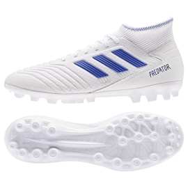 Adidas Predator 19.3 Ag M D97943 fotbollsskor vit vit