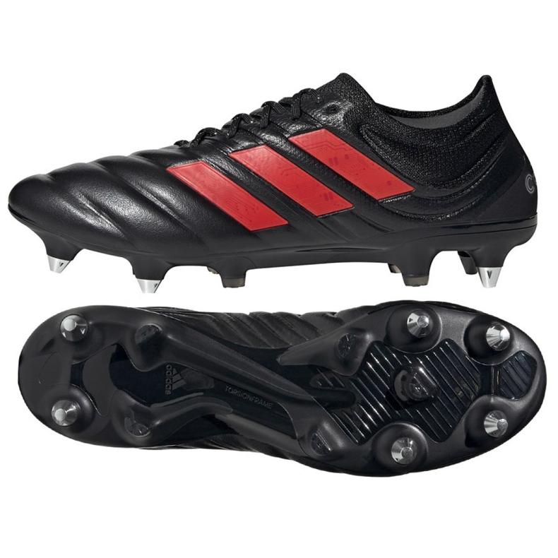 Adidas Copa 19.1 Sg M G26642 fotbollsskor mångfärgad svart