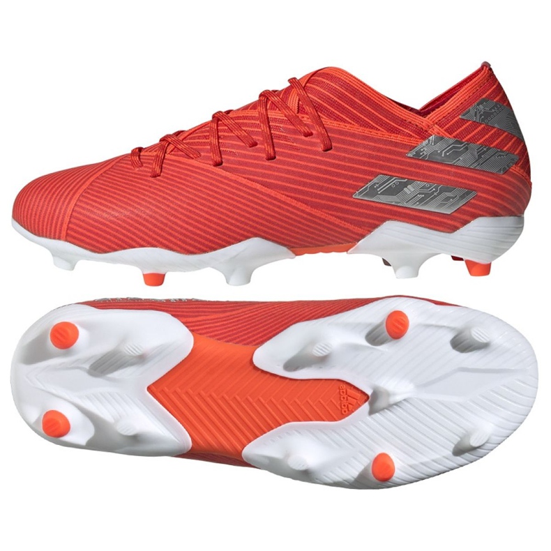 Adidas Nemeziz 19.1 Fg Jr F99955 fotbollsskor röd röd