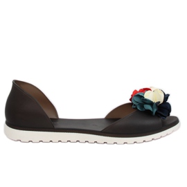 Svart Meliski ballerinas SE-9613 Svart