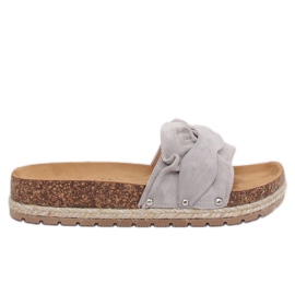Grå Espadrilles grå BJS-002 Grå mångfärgad