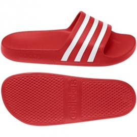 Adidas Adilette Aqua F35540 tofflor röd