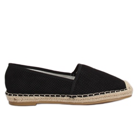 Svarta damas espadriller N-2978 Svart