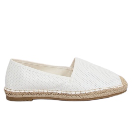Vita espadriller för kvinnor N-2978 Vit