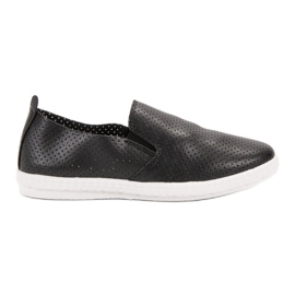 Renda Svarta Slipons